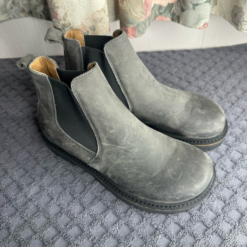 BIRKENSTOCK STALON NUBUCK LEATHER WOMEN BOOTS SIZE US 6-6.5